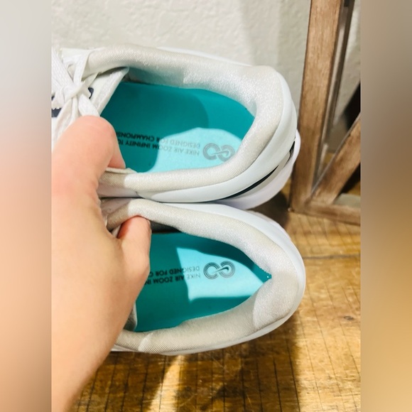 Nike Air Zoom Infinity Tour Next% White Golf Shoes DC5221-105 Men's Size 10 - Picture 7 of 13